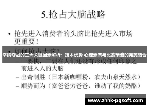 辛纳夺冠的三大关键因素解析：技术优势 心理素质与比赛策略的完美结合